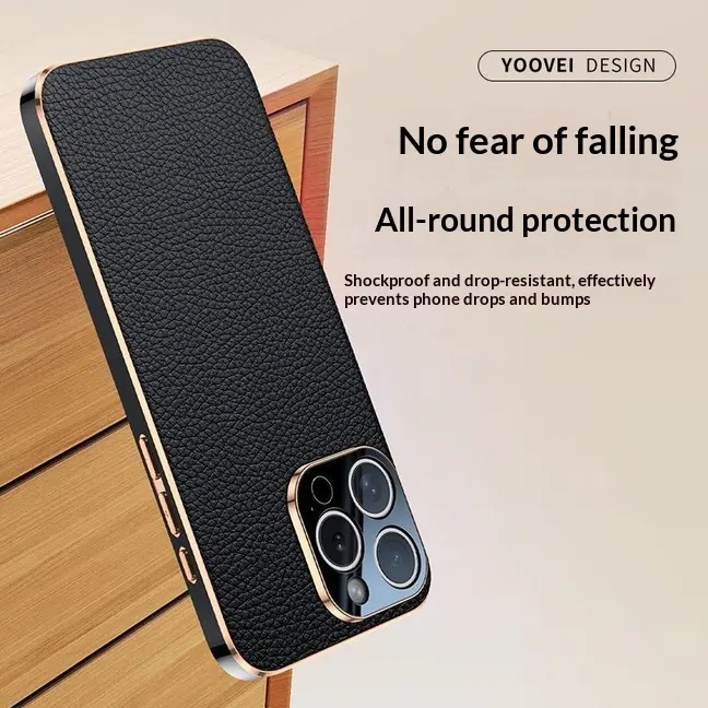 New High End Genuine Leather Phone Case
