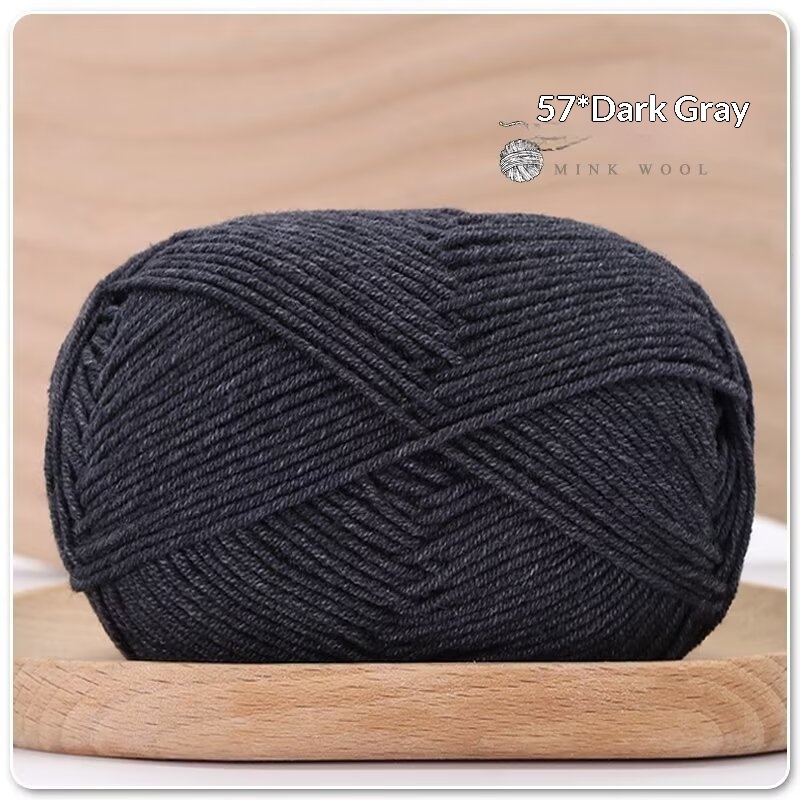 4-ply Combed Milk Cotton Yarn Ball For Dolls Blankets And Hair Clips Suitable For Crochet