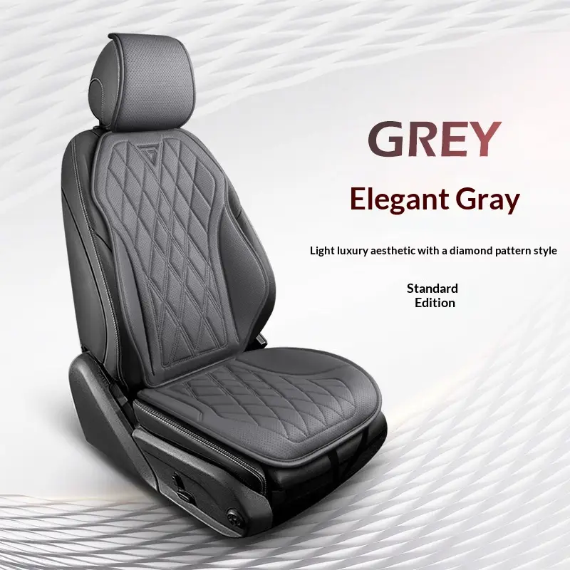 Light-luxury Napa Leather Car Seat Cushion For All Four Seasons