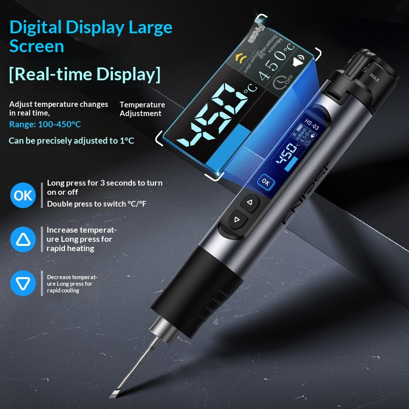 HS-03 New Wireless Thermostatic Portable Soldering Iron