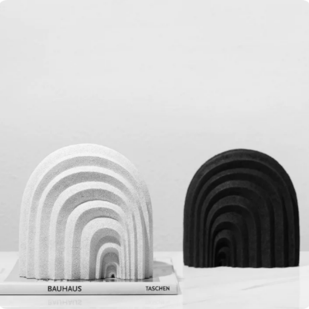 Modern Minimalist Geometric U-shaped Resin Coaster
