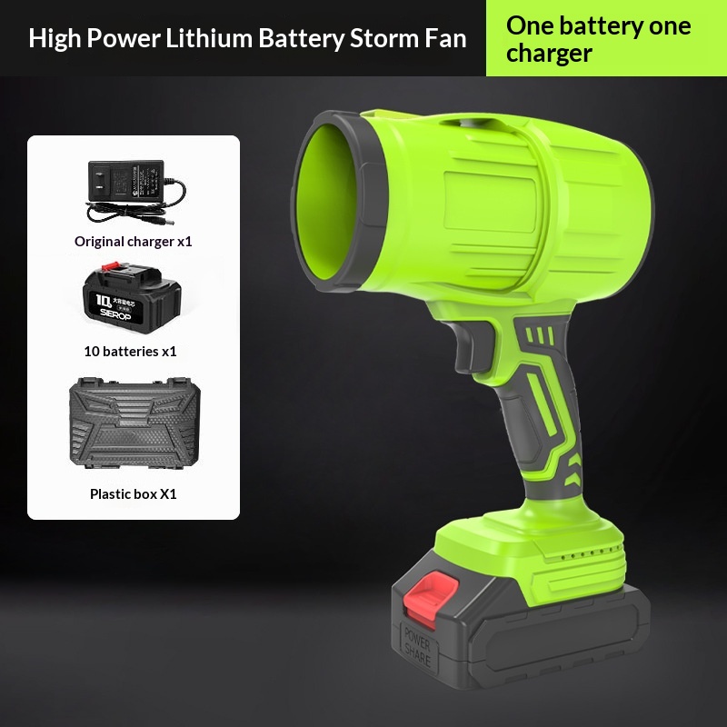 Industrial High-power Blow-dryer For Blowing And Suction Lithium-battery Powered Portable