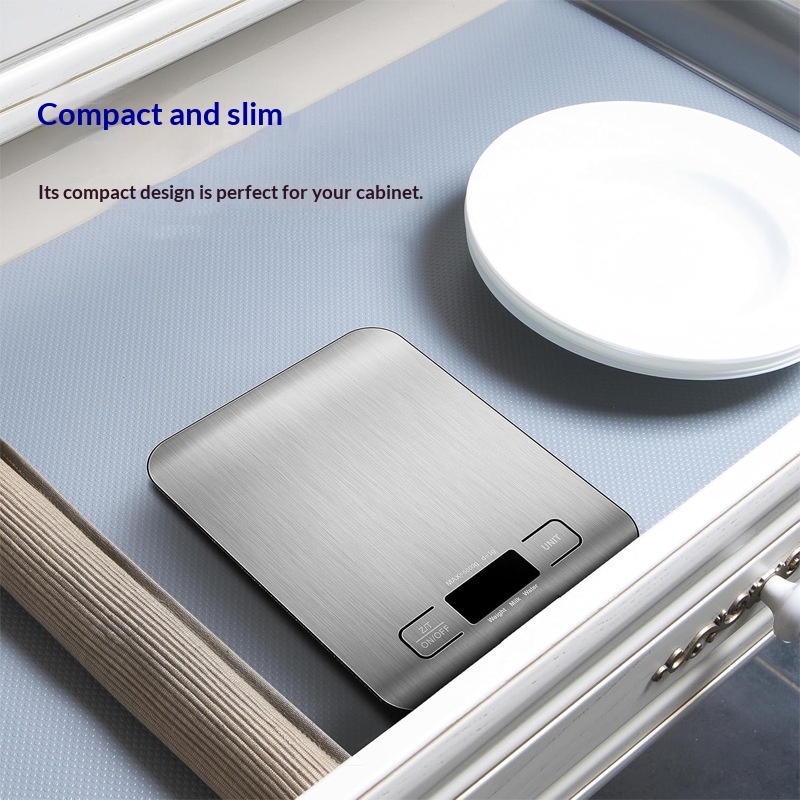 High-precision Electronic Kitchen Scale Compact Household Baking Scale 4
