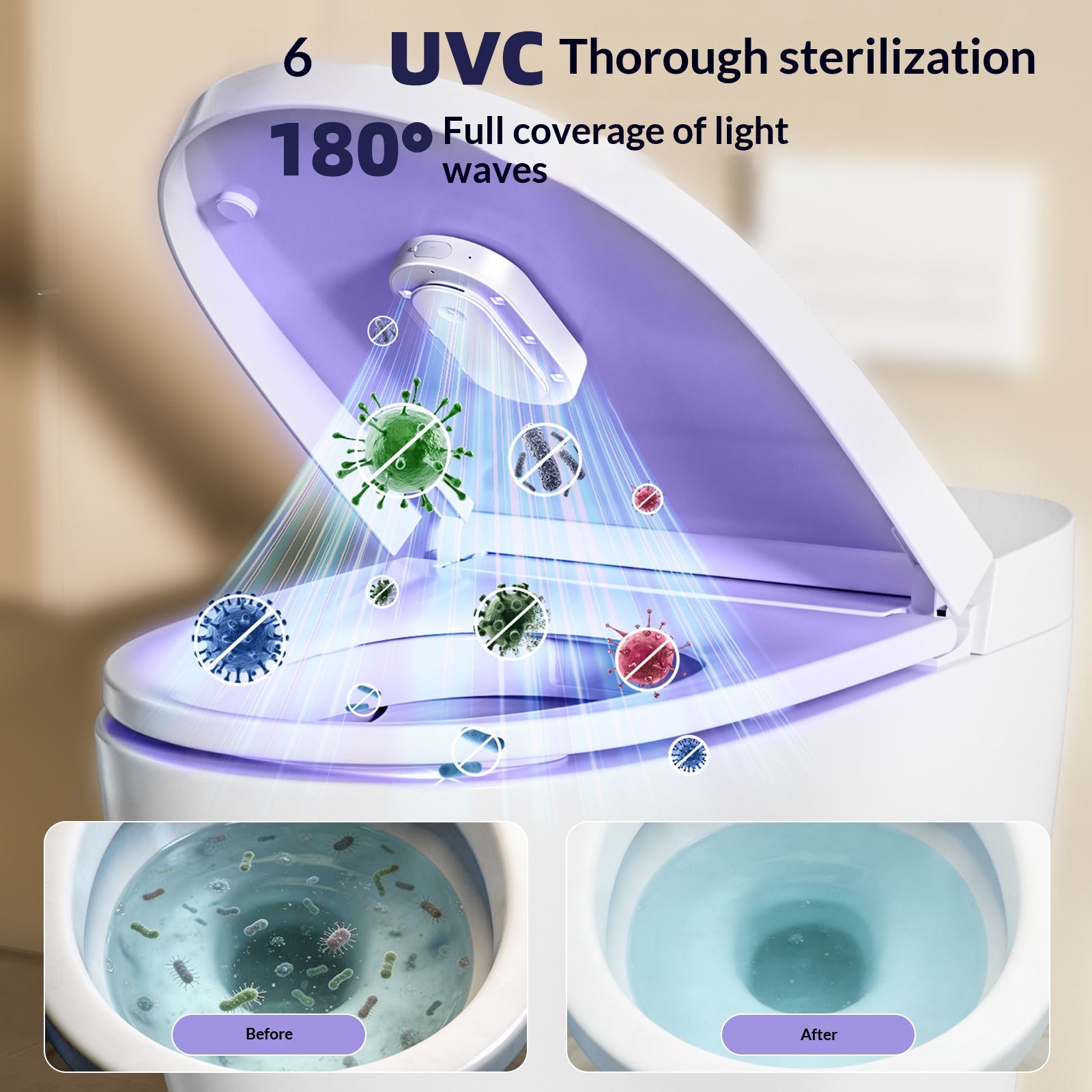 UV-sensing Sterilization Automatic Disinfection Device