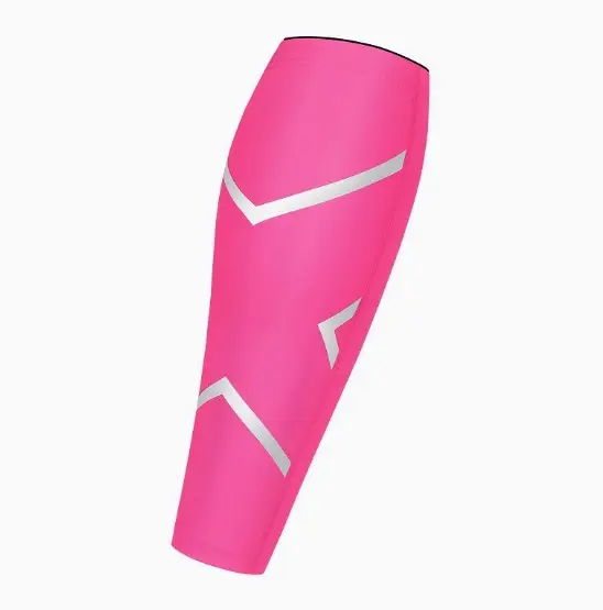Calf Length Leg Sleeves For Running And Cycling Breathable Compression Fit Leg Wraps