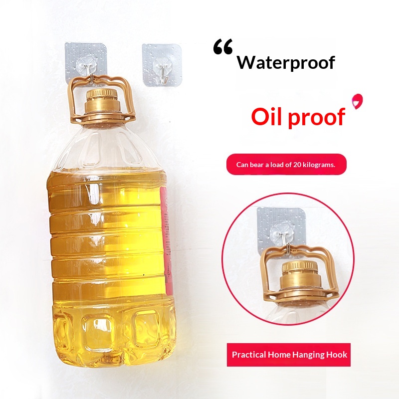 Transparent Seamless Hooksstrong Adhering Suction Hooks With Magical Stick Power