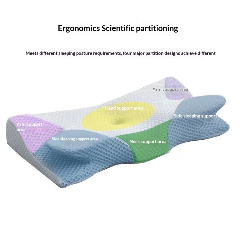 Ice-silk Cooling Butterfly-shaped Memory Pillow