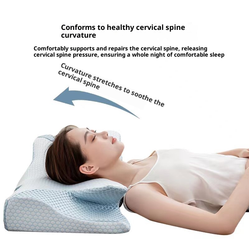 Ice-silk Cooling Butterfly-shaped Memory Pillow