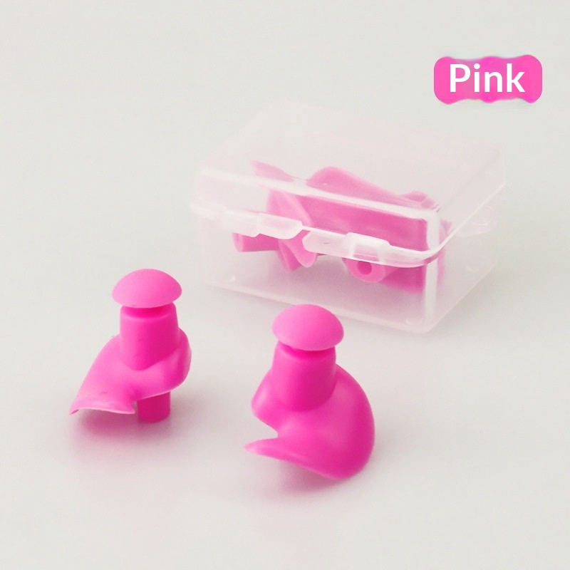 New Style Swimming Spiral Earplugs Waterproof Earplugs Nose Clip Earplug Set