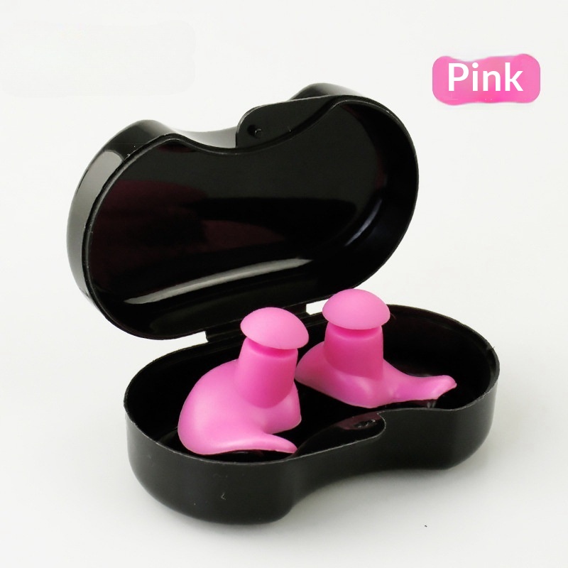 New Style Swimming Spiral Earplugs Waterproof Earplugs Nose Clip Earplug Set