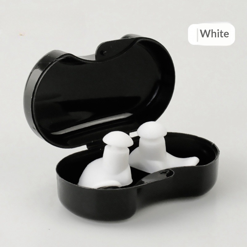 New Style Swimming Spiral Earplugs Waterproof Earplugs Nose Clip Earplug Set