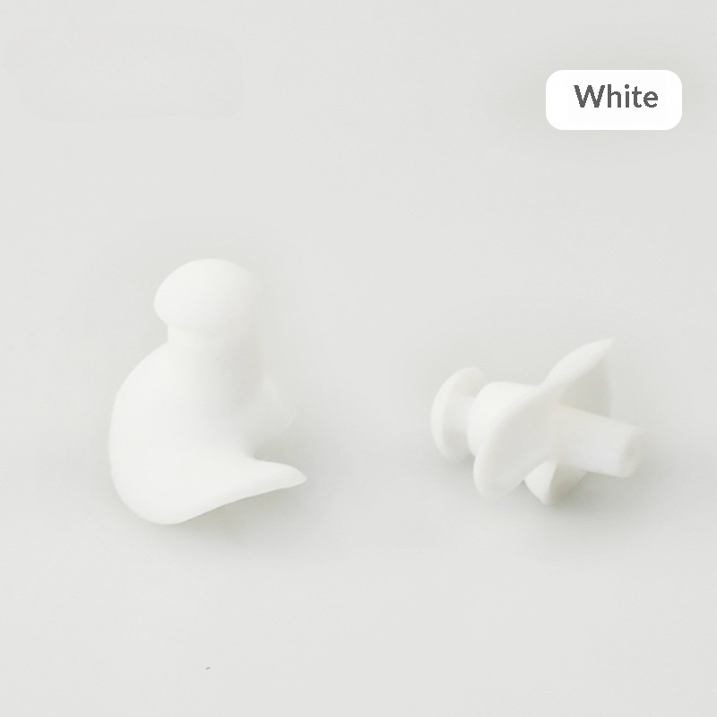 New Style Swimming Spiral Earplugs Waterproof Earplugs Nose Clip Earplug Set
