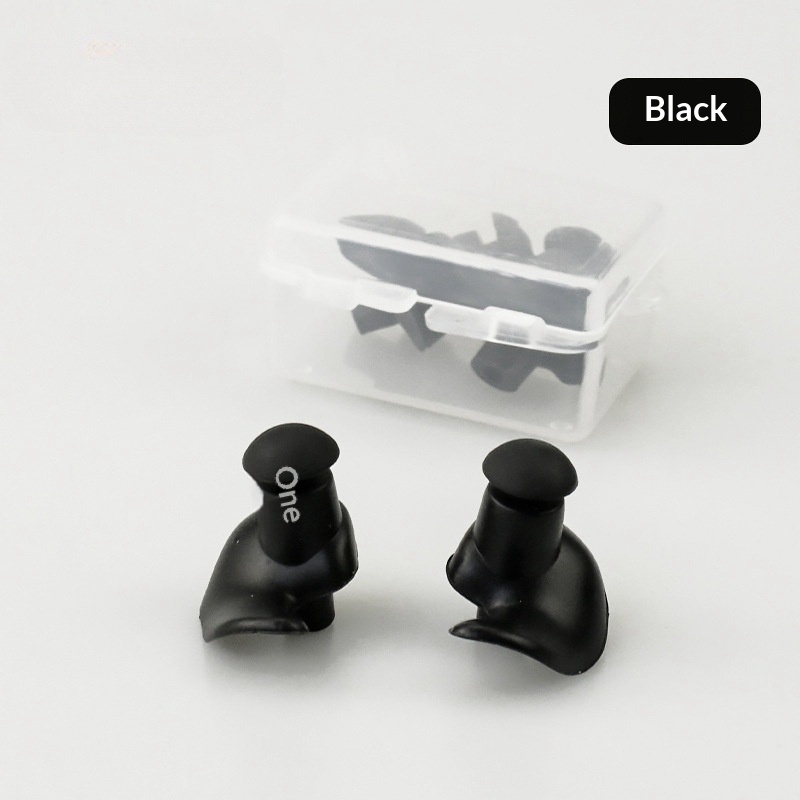 New Style Swimming Spiral Earplugs Waterproof Earplugs Nose Clip Earplug Set