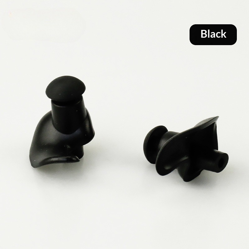 New Style Swimming Spiral Earplugs Waterproof Earplugs Nose Clip Earplug Set