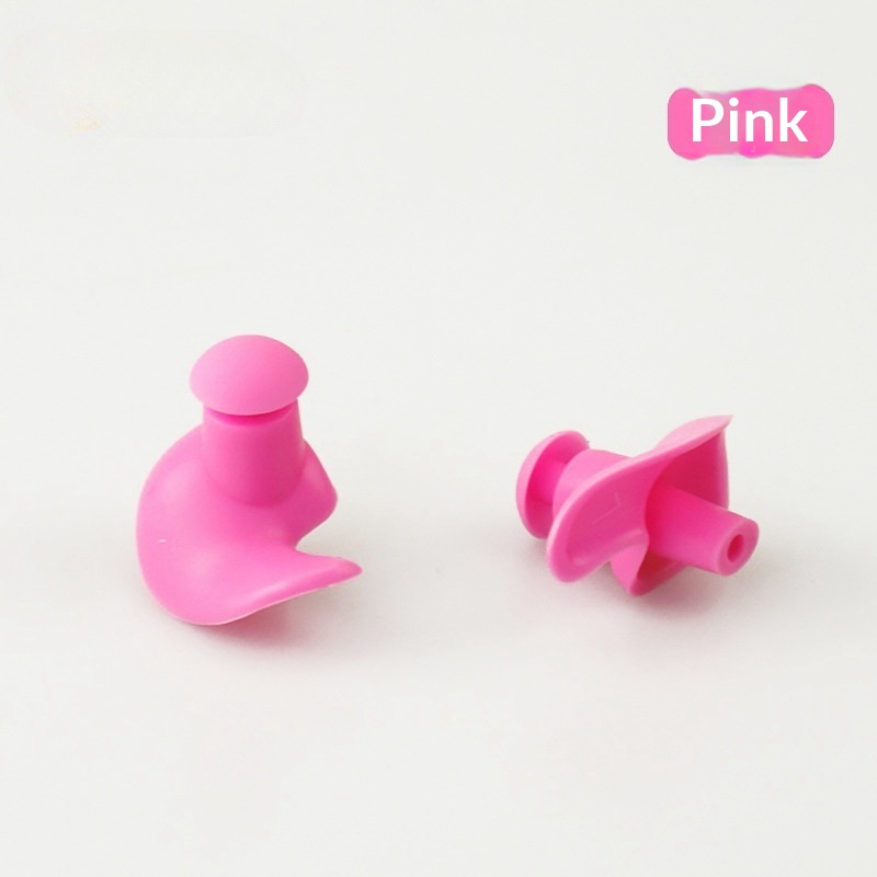 New Style Swimming Spiral Earplugs Waterproof Earplugs Nose Clip Earplug Set