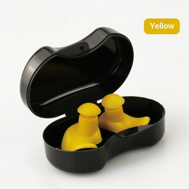 New Style Swimming Spiral Earplugs Waterproof Earplugs Nose Clip Earplug Set