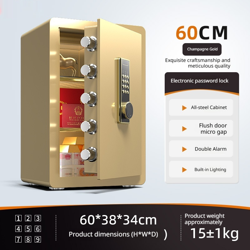 All-steel Electronic Fingerprint And Password Safe 3