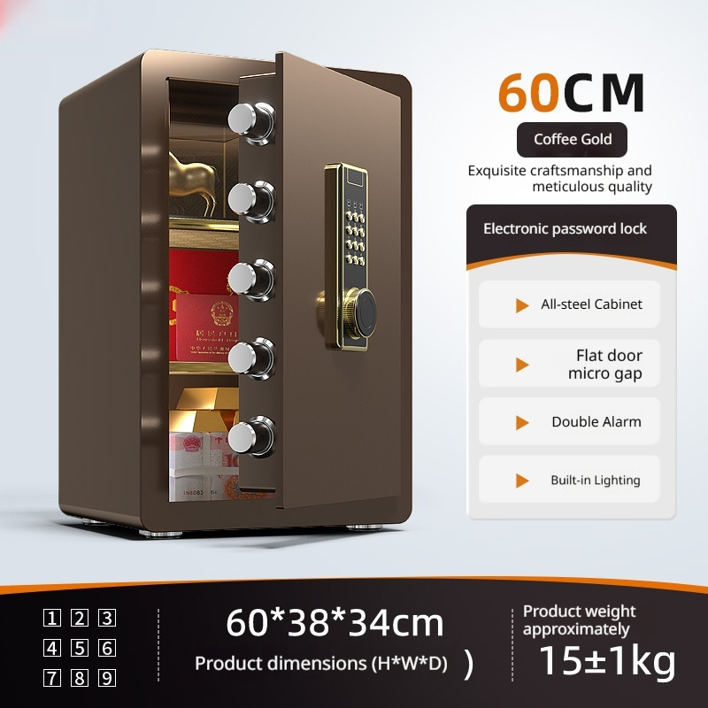 All-steel Electronic Fingerprint And Password Safe 5