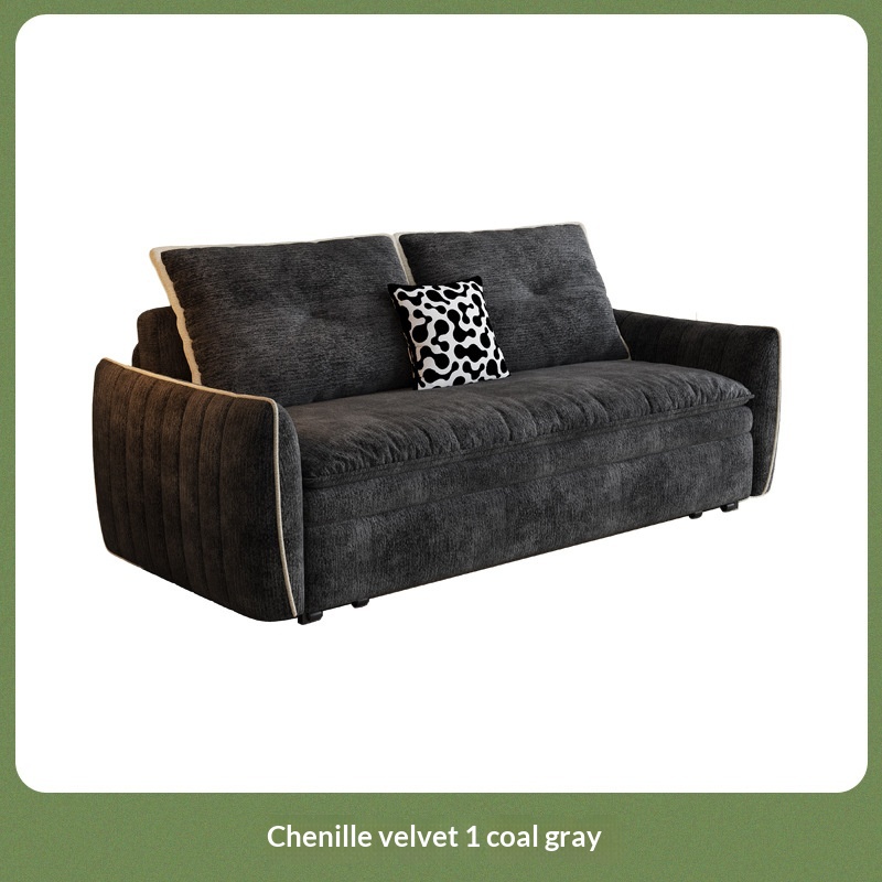 Space-Saving Corduroy Sofa Bed W Storage