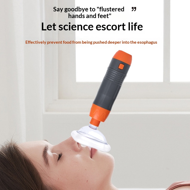 Portable Heimlich Negative-Pressure Suction Device