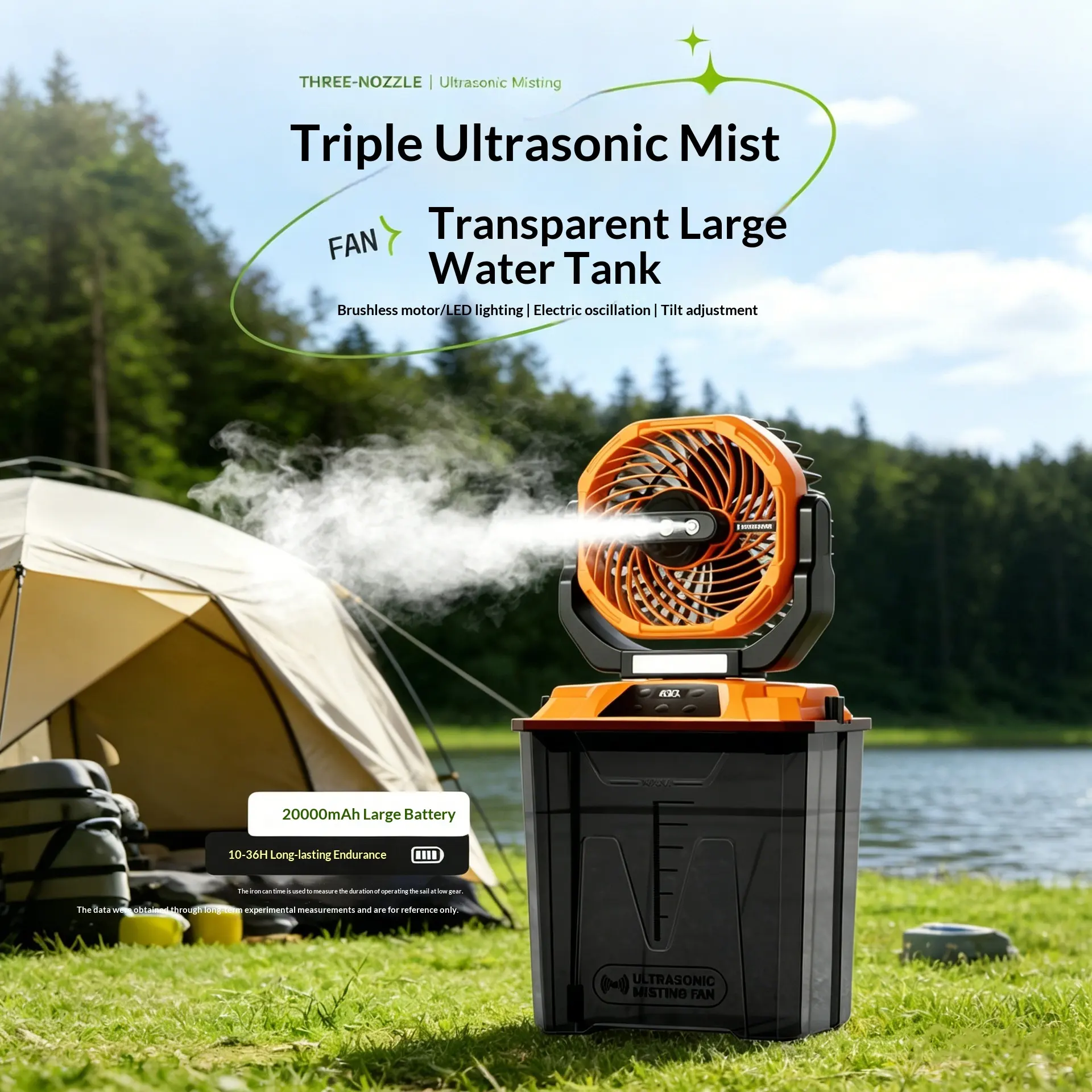 Portable Outdoor Camping Cooling Fan