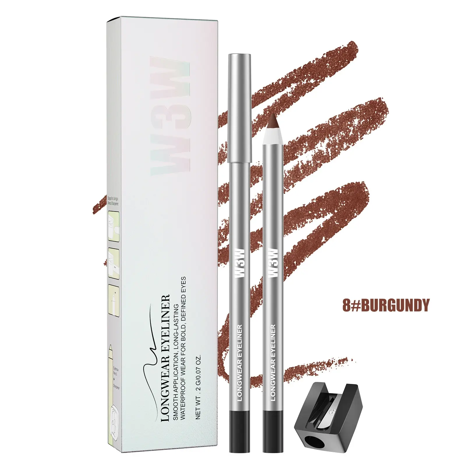 W3W Long Lasting Smudge Proof Colored Gel Eyeliner Pen