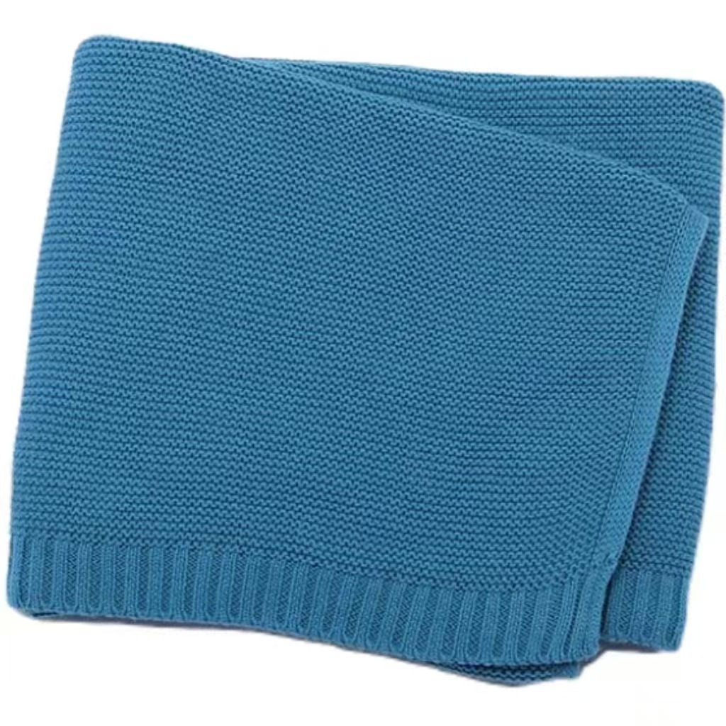 Embroidered Name Baby Knitted Cotton Nap Personality Sofa Blanket