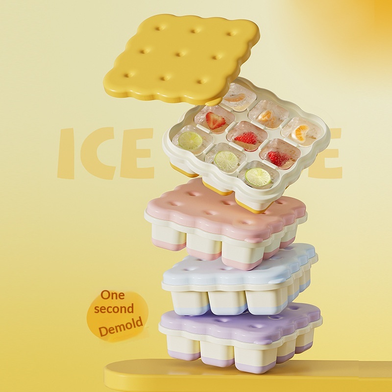 Creative Cookie-shaped Ice Cube Tray Mold