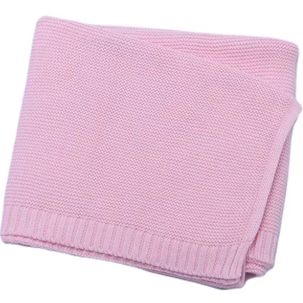 Embroidered Name Baby Knitted Cotton Nap Personality Sofa Blanket