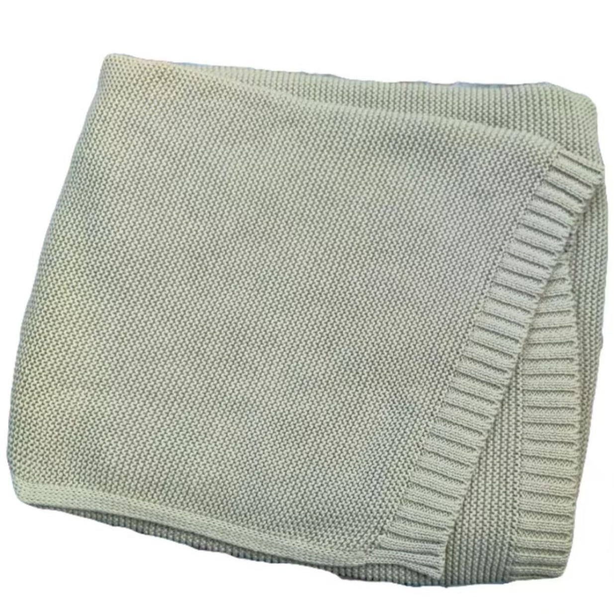 Baby Knitted Cotton Nap Blanket