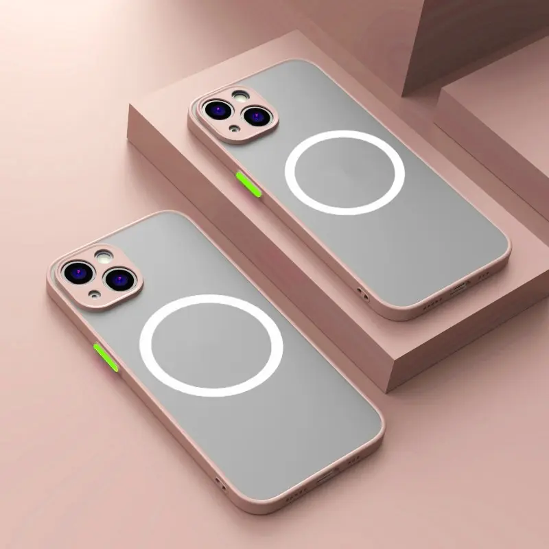Magnetic Wireless Full-body Matte Protective Case For Phones