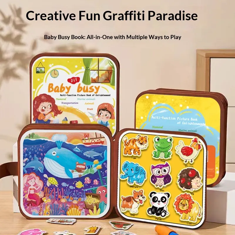 Babys Busy Magical Water Drawing Book