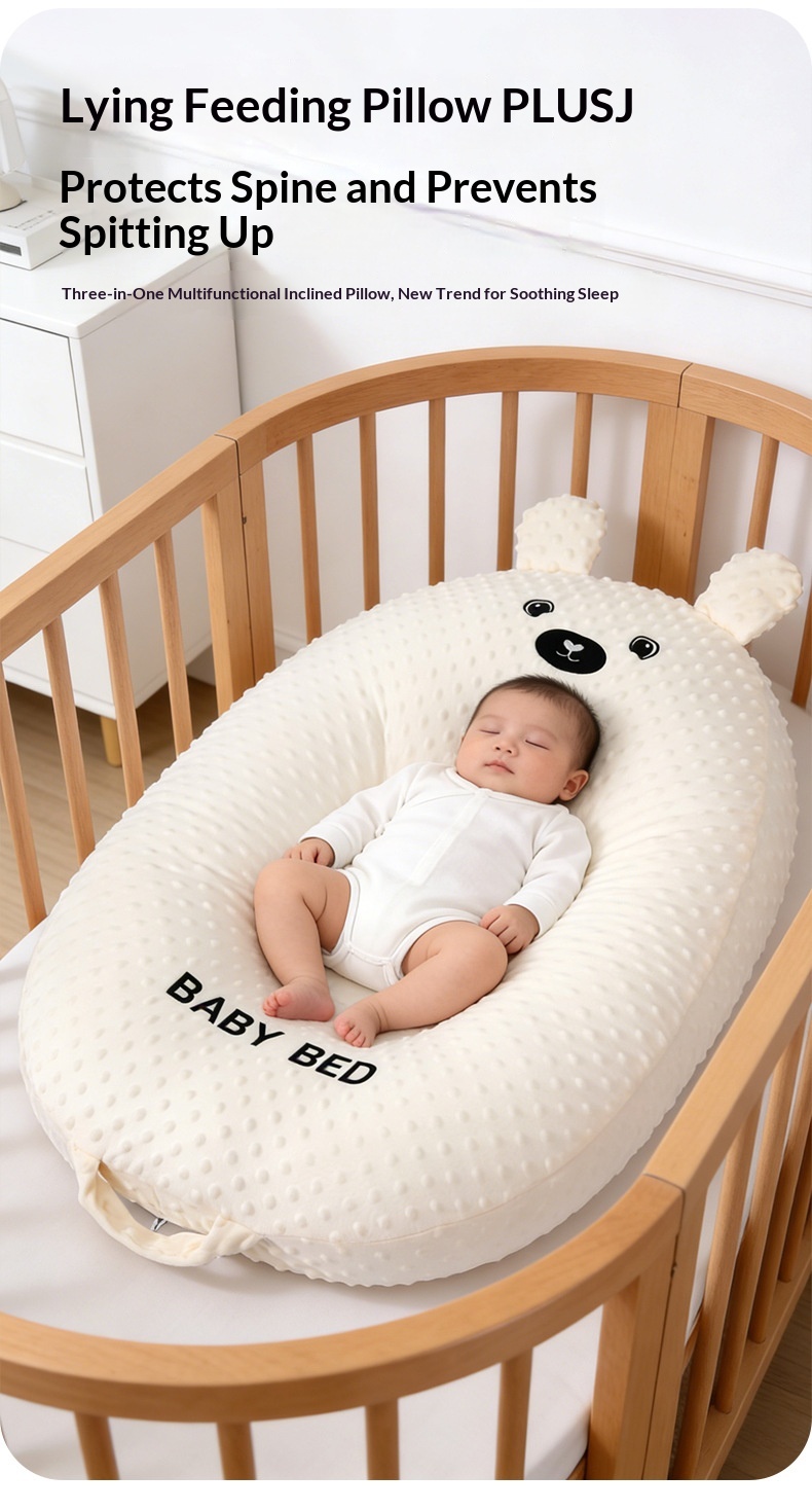 Infant Lying Feeding Pillow Newborn Inclined Breastfeeding Bed