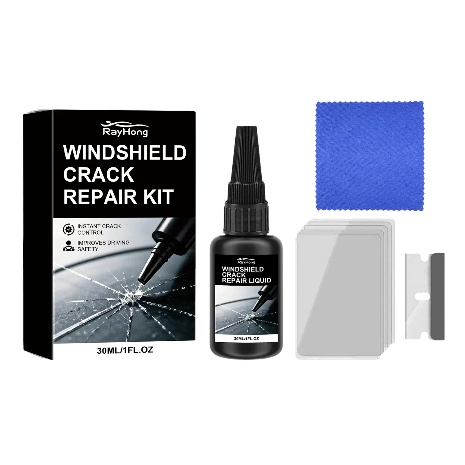 Windshield Crack Repair Kit