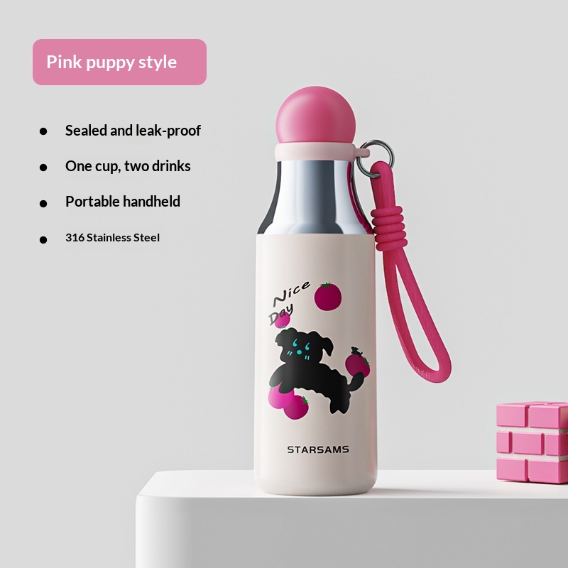 Childrens Cartoon Insulated Cup With A Portable Straw — foto 8