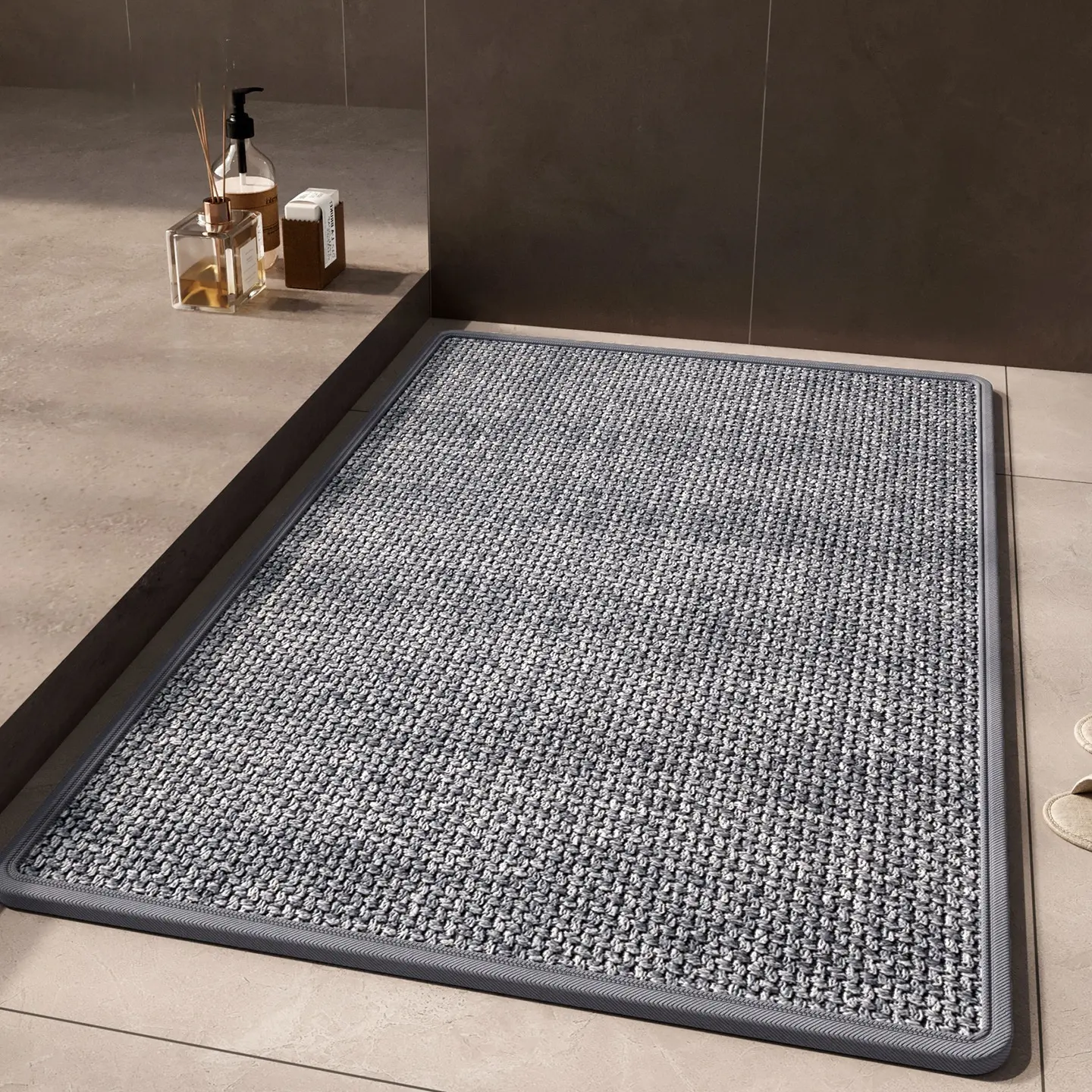 Entrance Doormat Linen-woven Non-slip Bath Mat