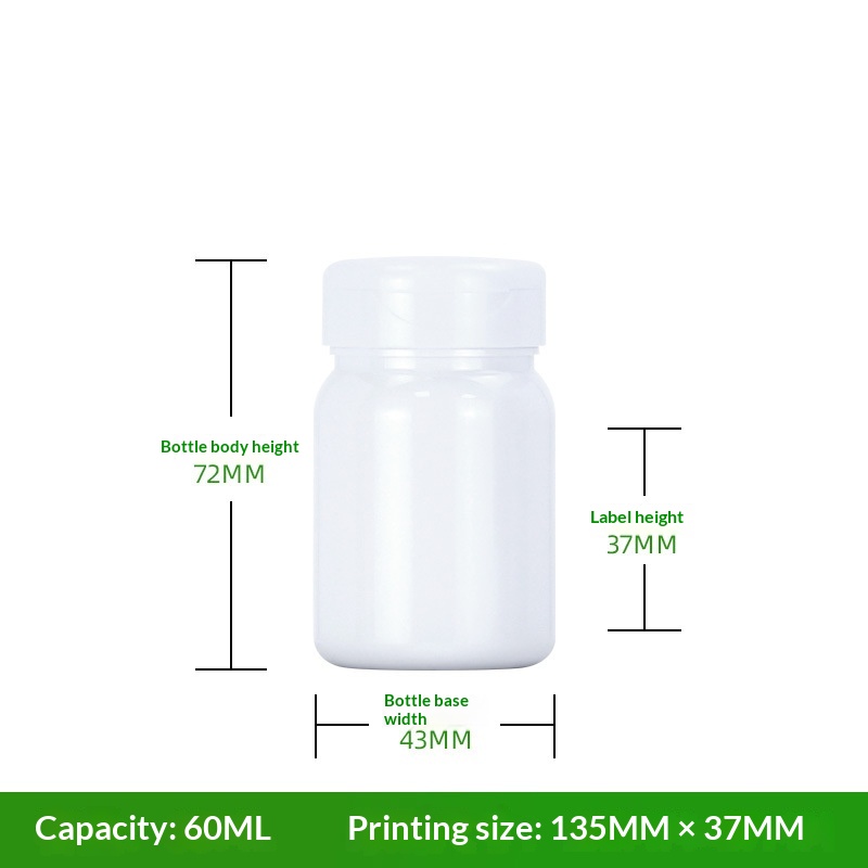 Capsule And Tablet Flip-top Bottle
