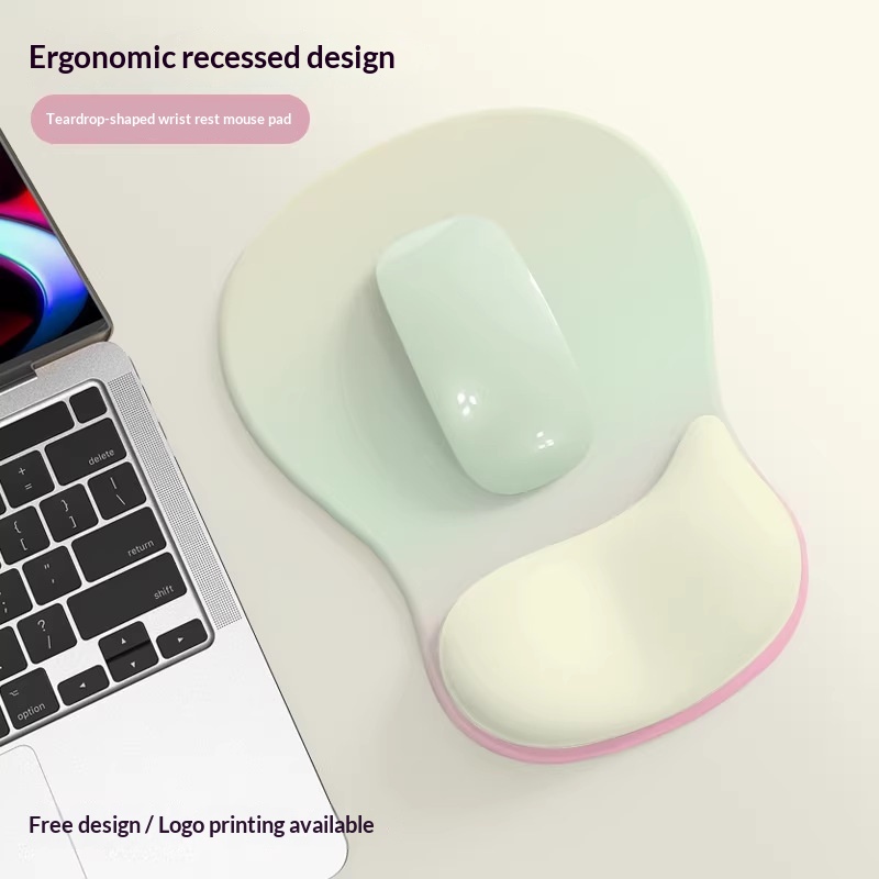 Non-slip Ergonomic Computer Mouse Pad