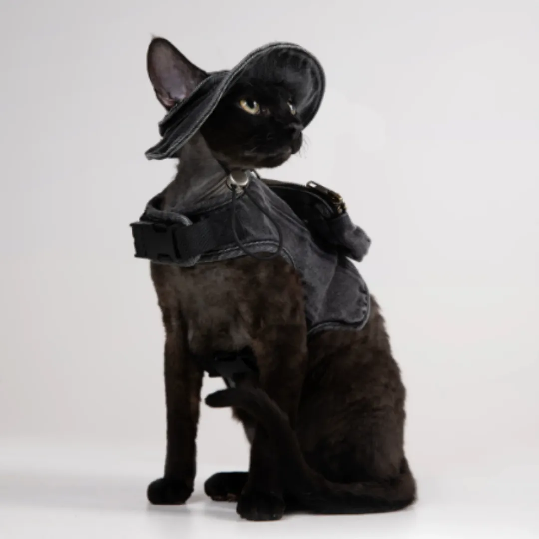 Adjustable Traction Vest And Fisherman's Hat Set