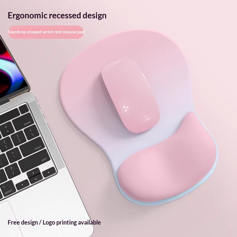 Non-slip Ergonomic Computer Mouse Pad