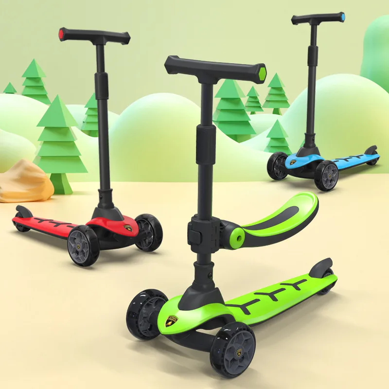 A Scooter That Children Can Sit on or Ride