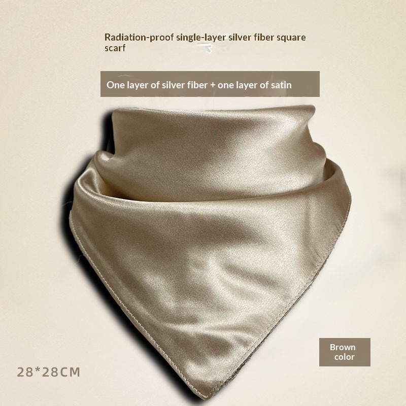 Washable fiber radiation-protective neck gaiter (pink-one