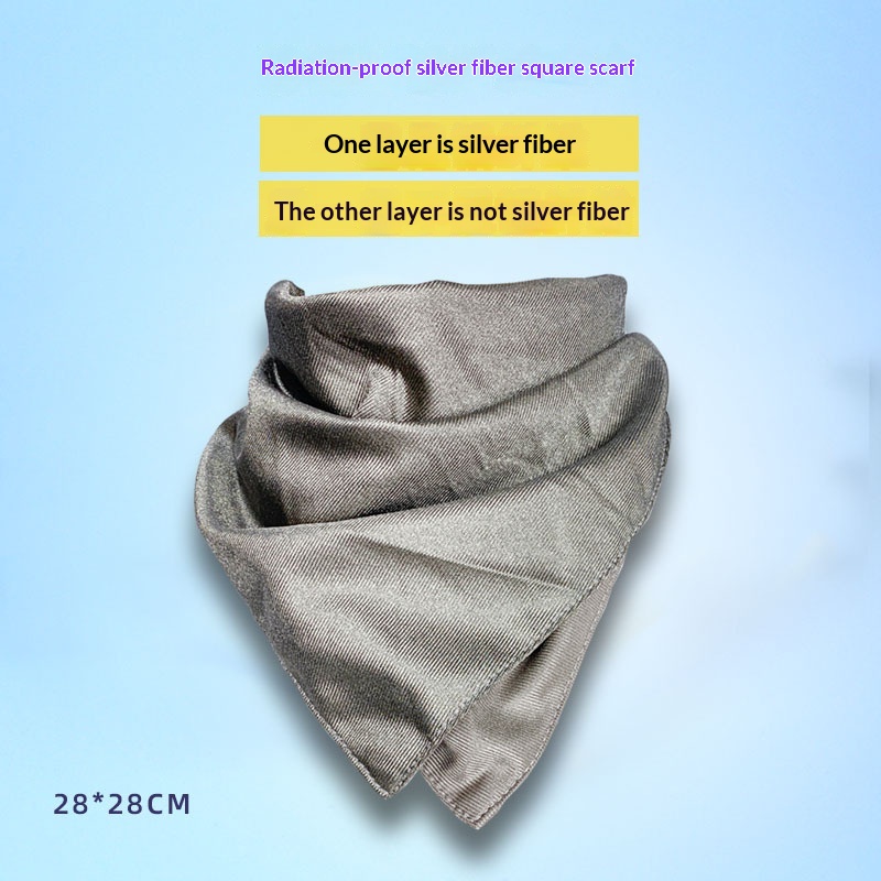 Washable fiber radiation-protective neck gaiter (pink-one