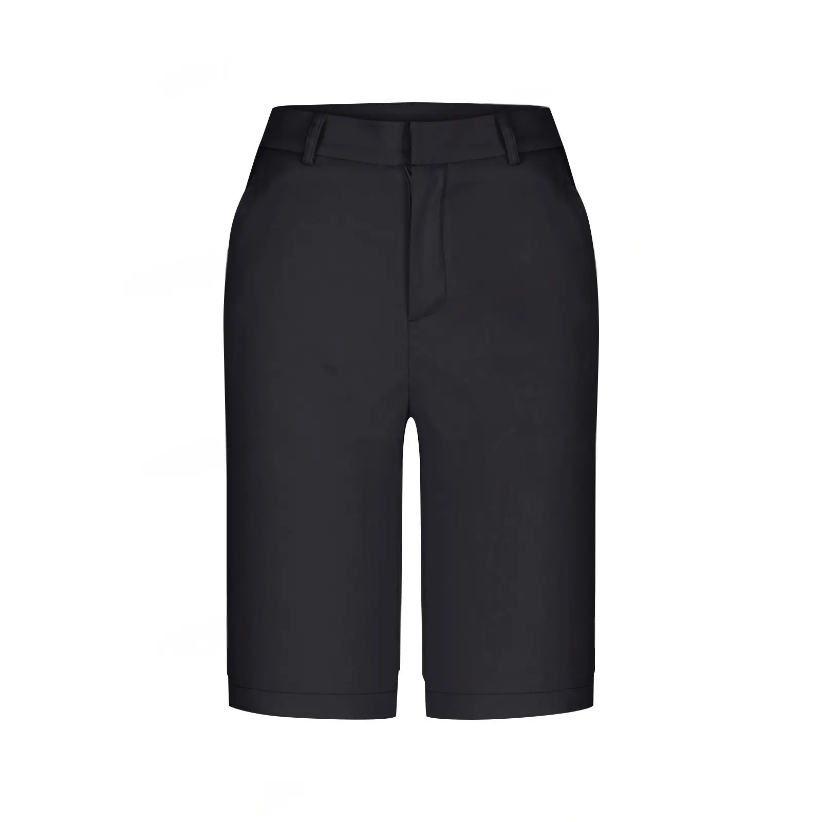Womens Straight-leg Draping Korean-style Slim-fit Suit Pants