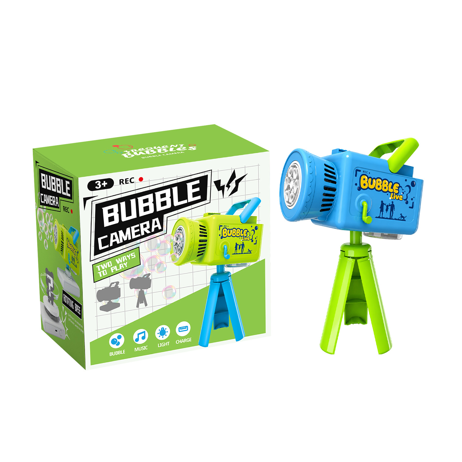 Rechargeable Bubble Machine