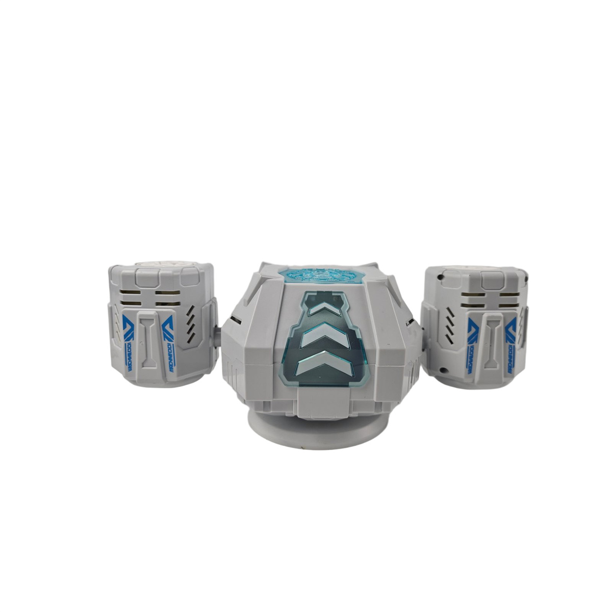 Double-jet Mecha Bubble Machine White Battleship
