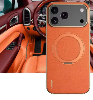 Electroplated Skin-effect Phone Case With Full-body Protection And A Built-in Stand 6