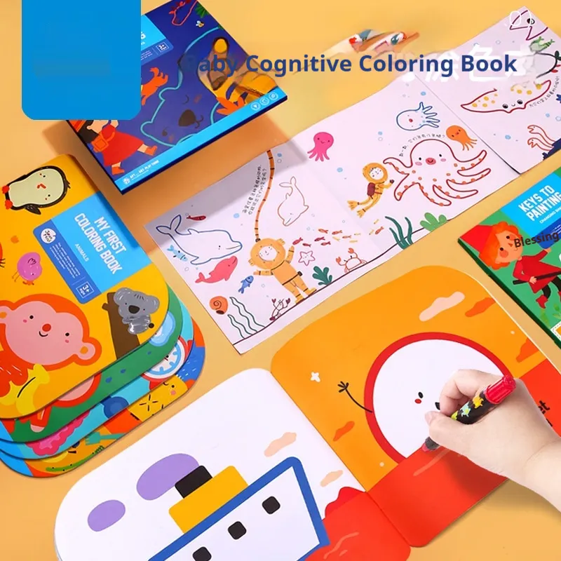 Childrens Cognitive Doodle Coloring Book