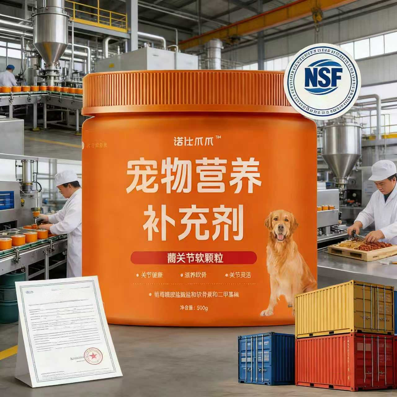 Calcium Upplementing Hip Joint Repair Chewable Tablets And Soft Granules