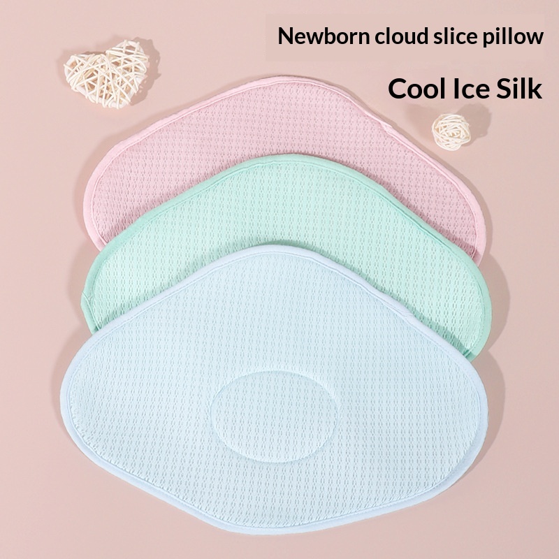 Baby Pillow Childrens Summer Ice-silk Pillow Soft And Comfortable